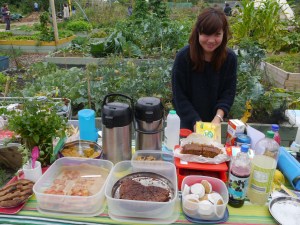 Tea and cakes served with a smile!
